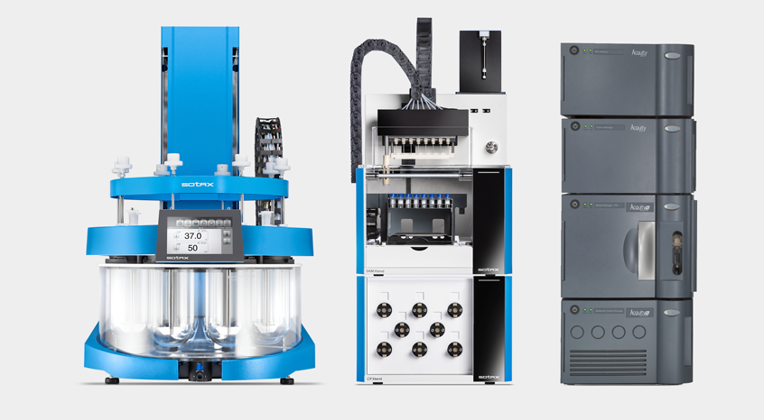 Semi automated dissolution tester USP 1256 ATS Xtend LC On-/Offline