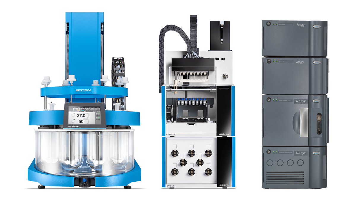 Semi automated dissolution tester USP 1256 ATS Xtend LC On-/Offline