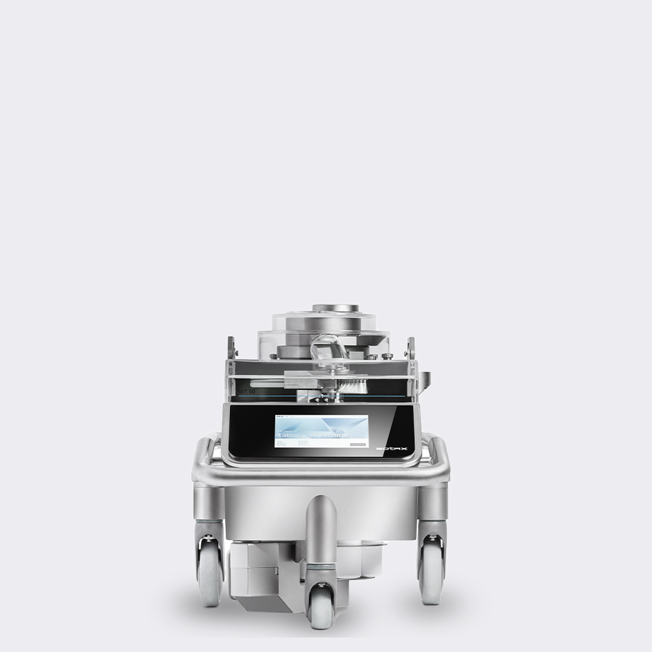 The WT50 can be set up with several inlet types to link the tester to your tablet press's outlet for automatic sampling.